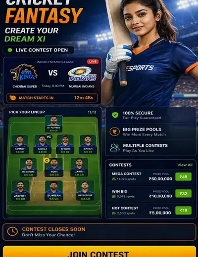 Bet777bet (bet 777 bet) fantasy cricket & matchday visual 3